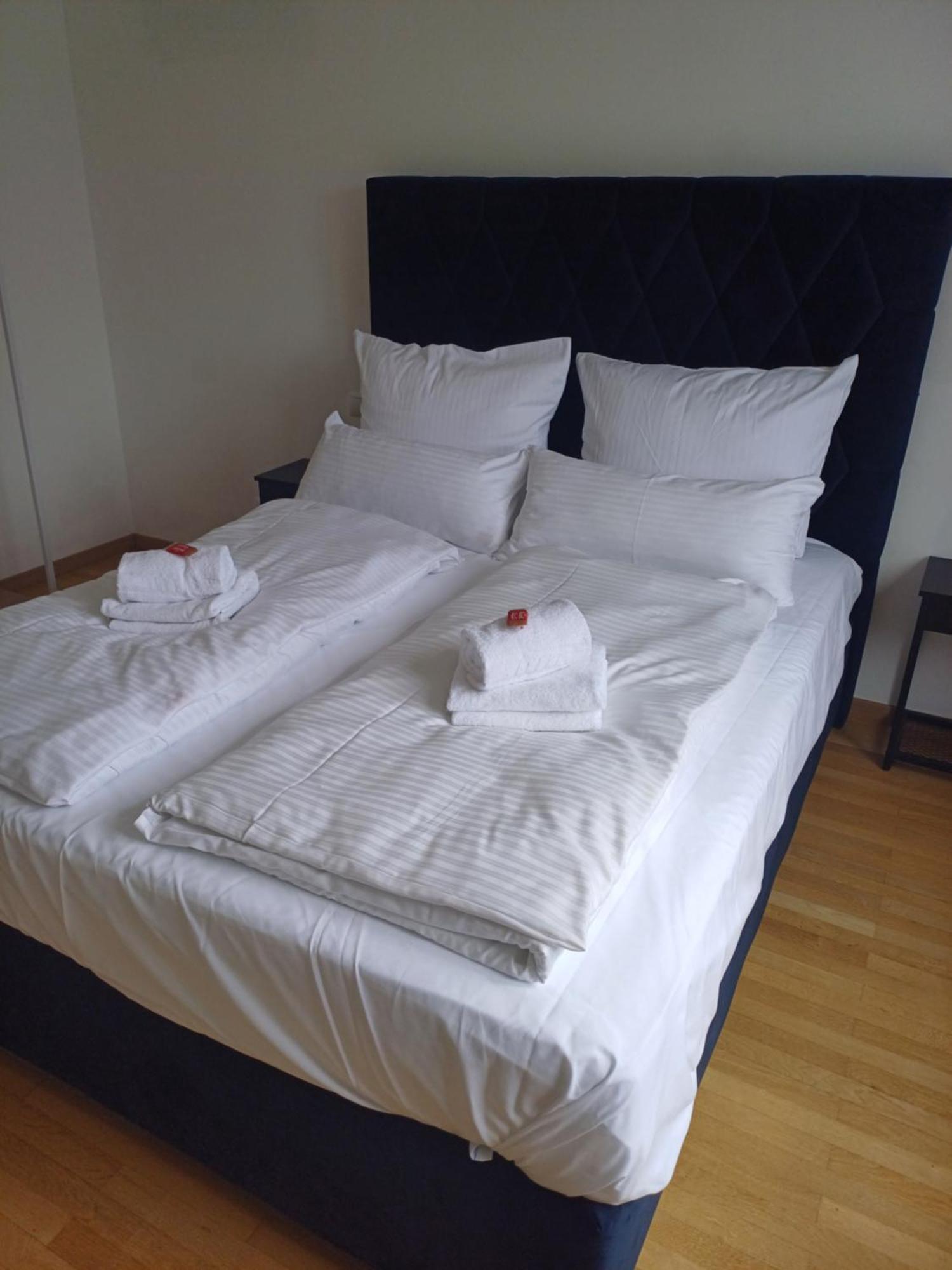 Crown Living Design Apartment - 2 Schlafzimmer - Kueche - Gratis Parkplatz - Abstellraum Fuer Fahrraeder/Ski Mader Eksteriør billede